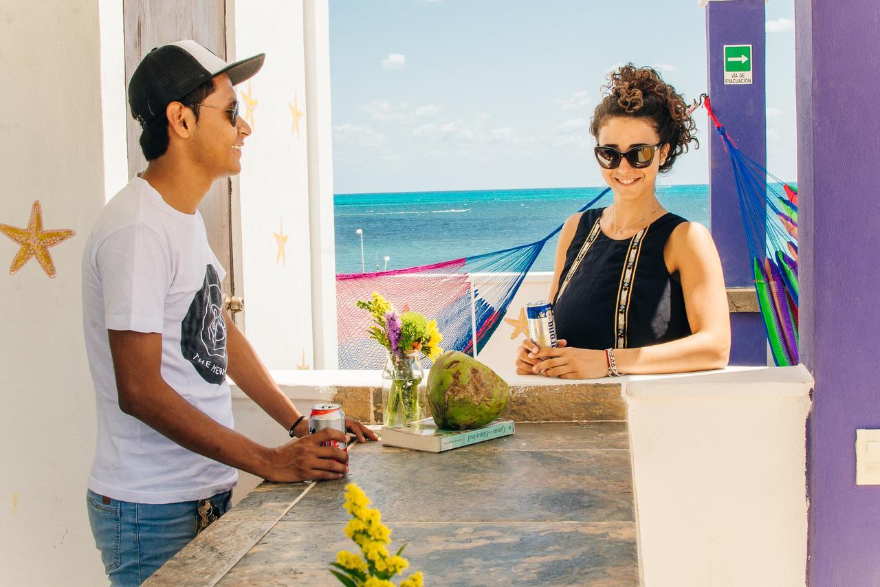 The Mermaid Hostel Beach (Adults Only) Канкун Екстер'єр фото