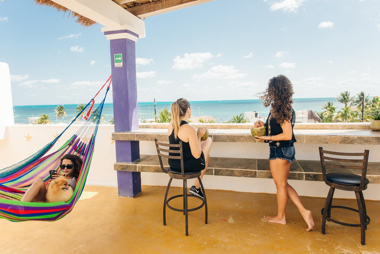 The Mermaid Hostel Beach (Adults Only) Канкун Екстер'єр фото